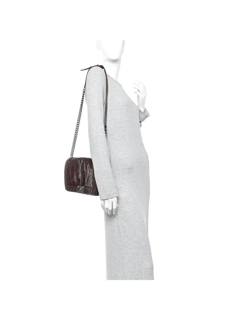 Chanel Patent New Medium Boy Reverso #261008C19B